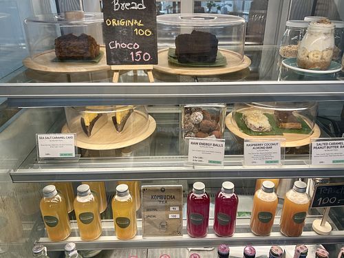 Desserts selection   at Broccoli Revolution - Charoenkrung in Bangkok