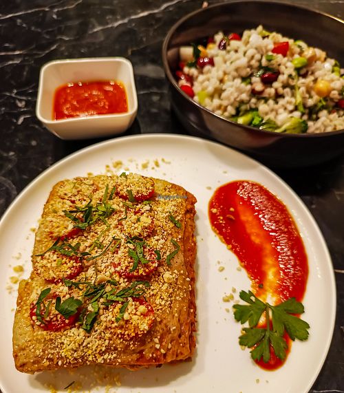Eggplant Lasagna at Broccoli Revolution - Charoenkrung in Bangkok