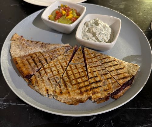 Quesadillas !  at Broccoli Revolution - Charoenkrung in Bangkok