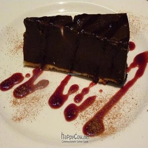 Chocolate pie at Ile de Elequa in Valencia