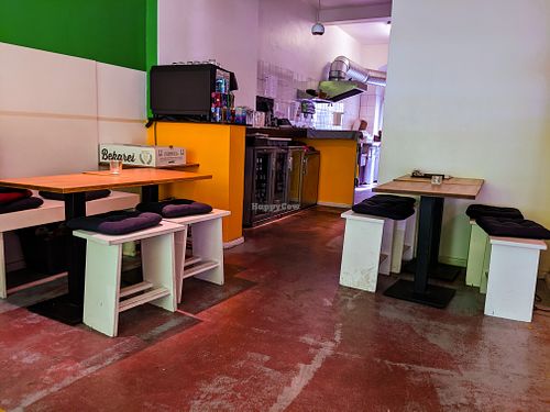 Inside of Falafel Sababa at Falafel Sababa in Berlin