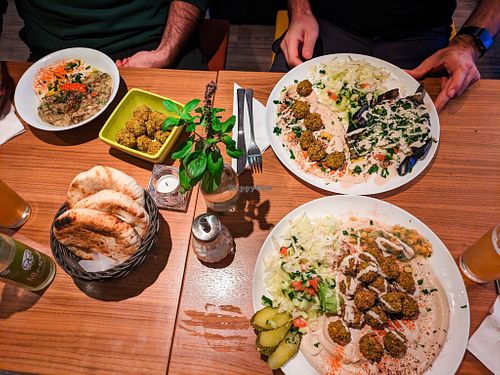 Meals at Falafel Sababa at Falafel Sababa in Berlin