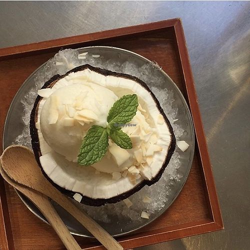Coconut Ice Cream  at Seochon Beverage Research Institute - 서촌음료연구소 in Seoul