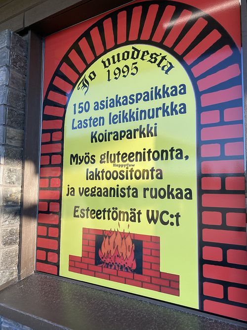 Aina tarjolla vegaanista ruokaa.  at Takkatupa in Pihtipudas