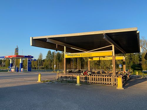 Also outdoor seating. :) at Takkatupa in Pihtipudas