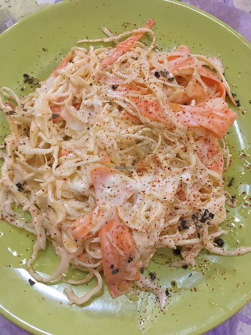 Spicy cabbage and carrot salad  at Locanda del Carrobbio in Cremona
