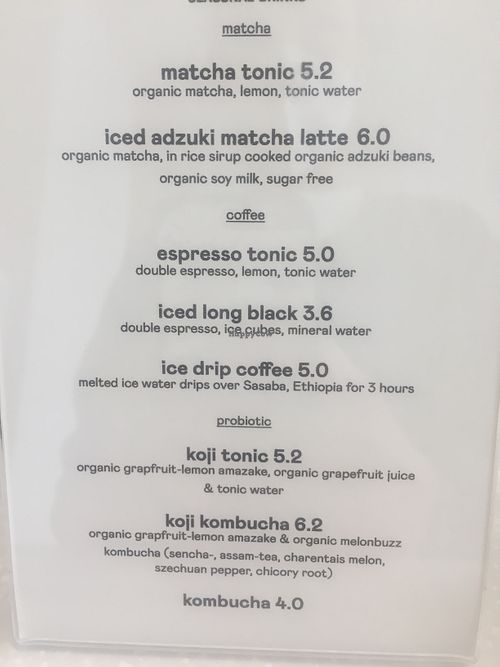 Drinks menu Sep 2021 at Soi & Co in Berlin