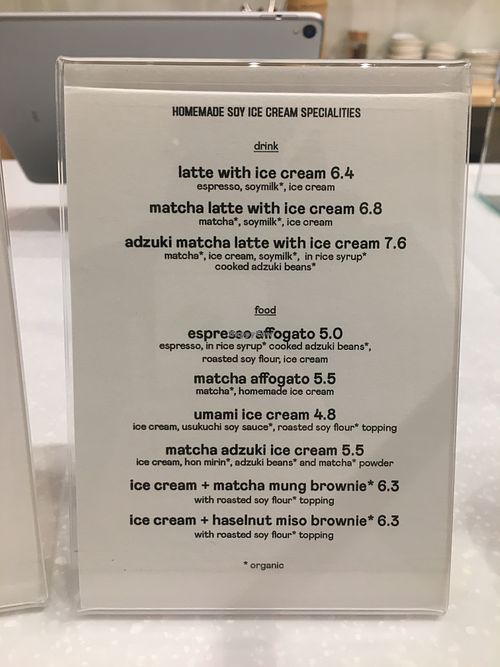 Menu  at Soi & Co in Berlin