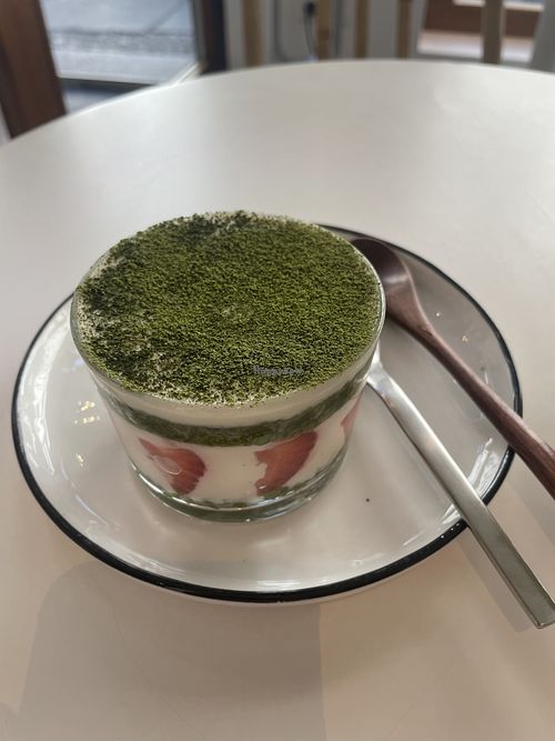 Matcha Strawberry Tiramisu   at Soi & Co in Berlin