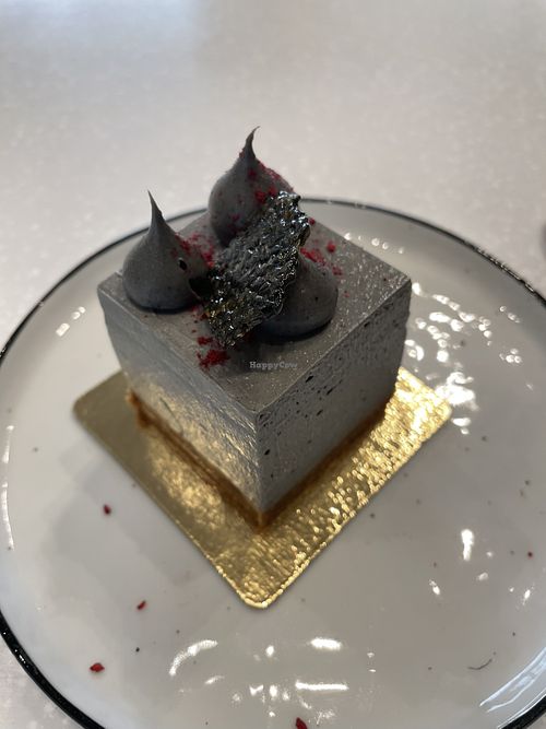 Black Sesame Cake - a piece of art  at Soi & Co in Berlin