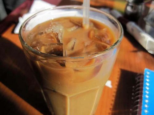 Iced Coffee at Red Lentil in Watertown