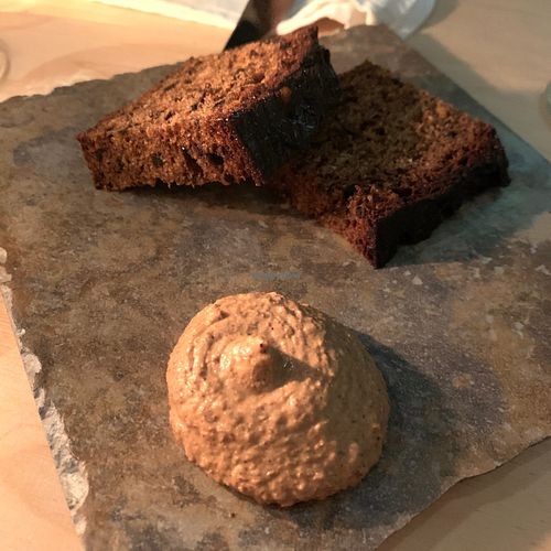 Bread with sunflower seed.  at Villd in Helsinki