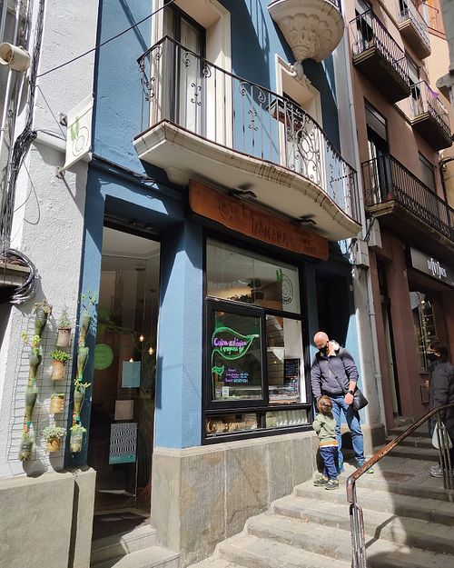 Outside at La Nòmada in Olot