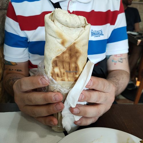 Falafel sandwich at Aux Vieux Cèdres in Paris