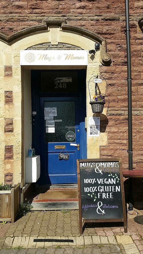 Front View at Mugs and Momos in Cardiff