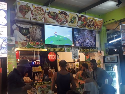 Stall at The Hummus Shack in Koh Phangan