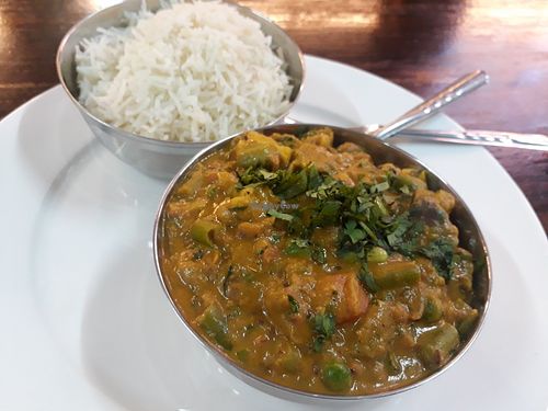 Mixed Veg Curry at Chana Masala Express in Koh Phangan