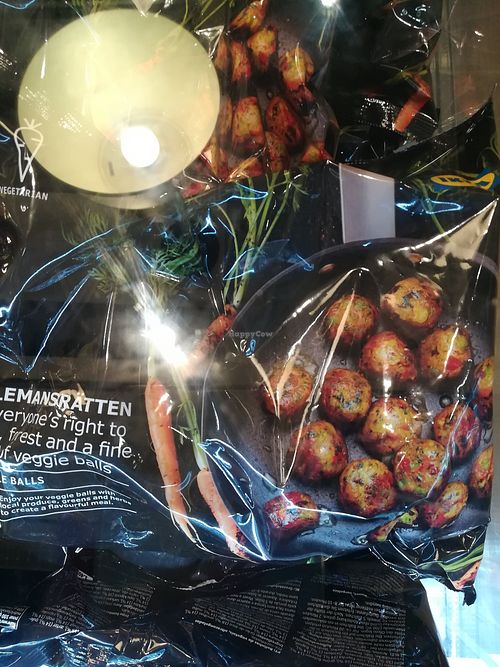 Frozen veggie balls at IKEA in Thiais