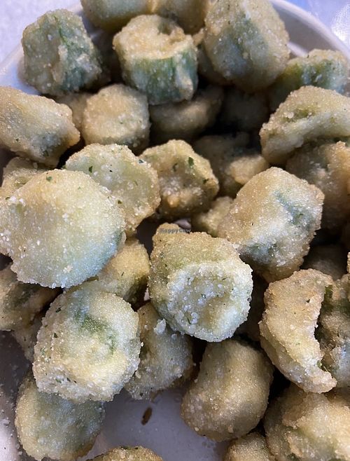 Fried okra was gross   at Soul Bowl in Minneapolis