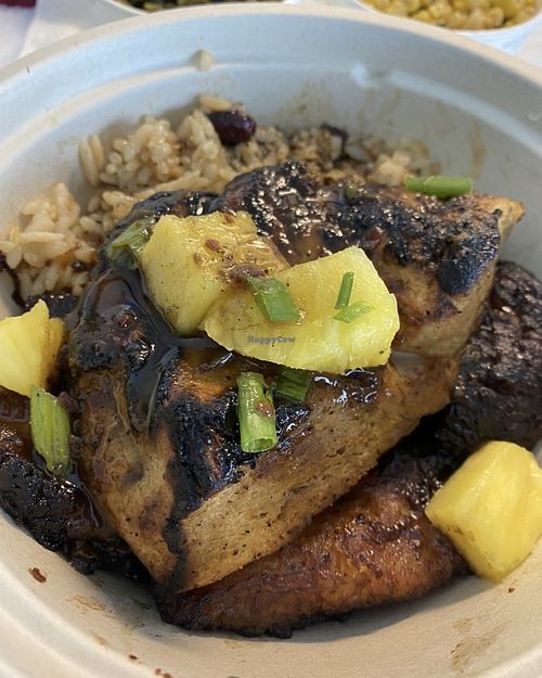 Orig vegan grilled chicken (by Herbivorous Butcher)  at Soul Bowl in Minneapolis