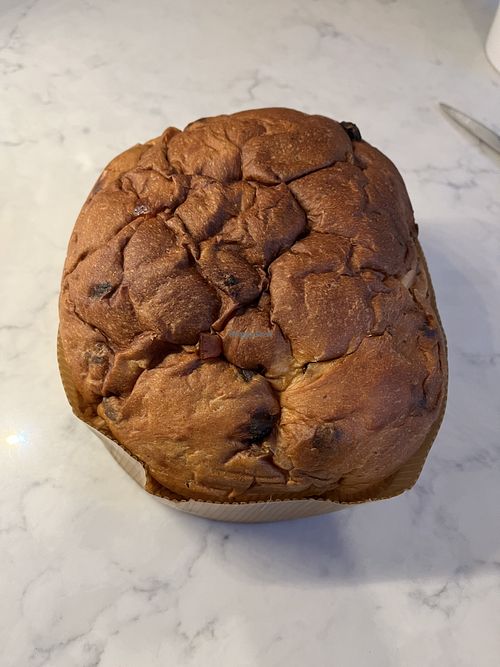 Vegan Christmas cake  at Carluccio's - Wimbledon in South West London