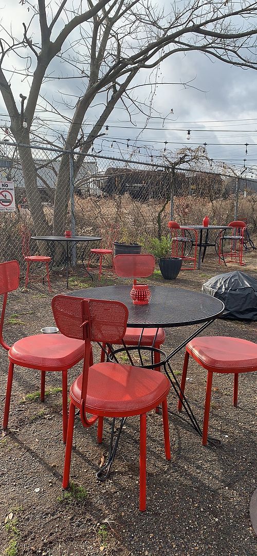 Outdoor patio  at Roja in Hopewell