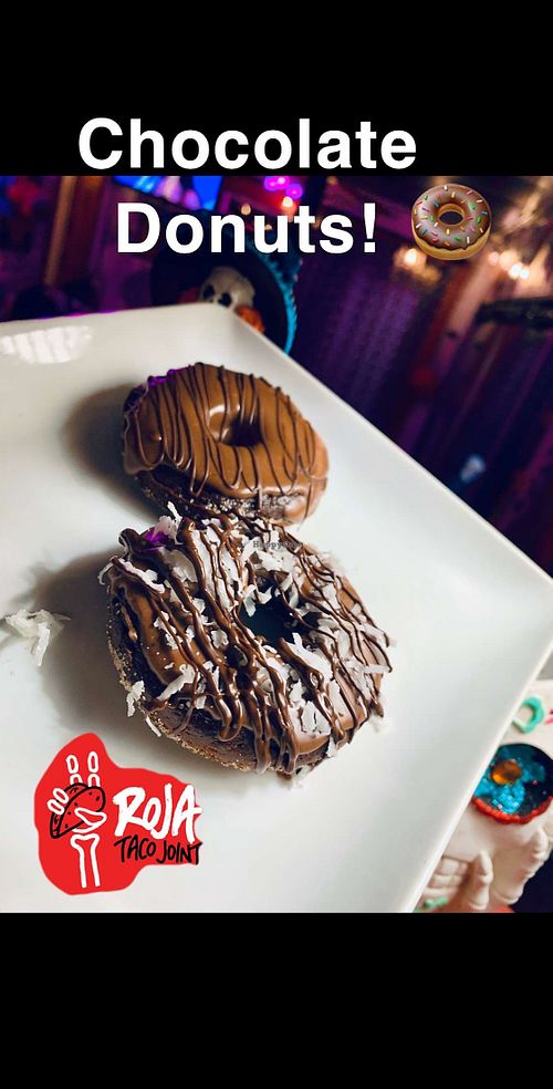 Vegan donuts  at Roja in Hopewell