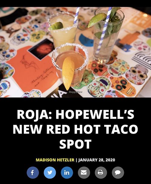 Article in RVAmag.com at Roja in Hopewell
