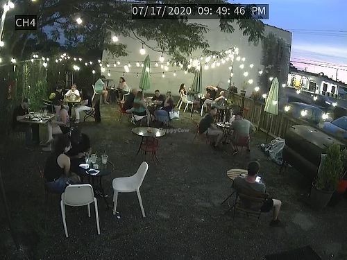 Outdoor seating! at Roja in Hopewell