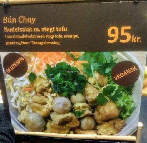 Menu at Le Trang in Odense