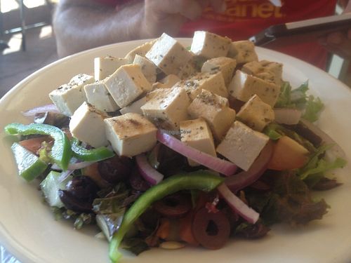 Tofu salad  at The Good Life in Bridgetown