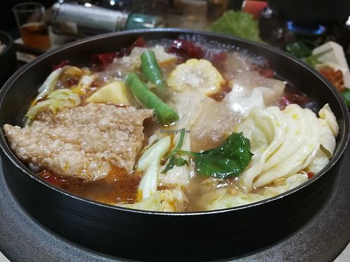 spicy hotpot at Mu Xuan in Hualien