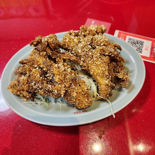 Fried maitake at Izakaya Masaka in Tokyo