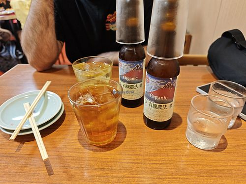Drinks at Izakaya Masaka in Tokyo