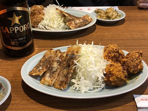 Go for the karage and beer! Nothing else at Izakaya Masaka in Tokyo