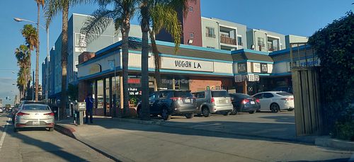 Outside at Vegan LA in Los Angeles