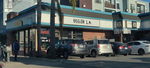Outside at Vegan LA in Los Angeles