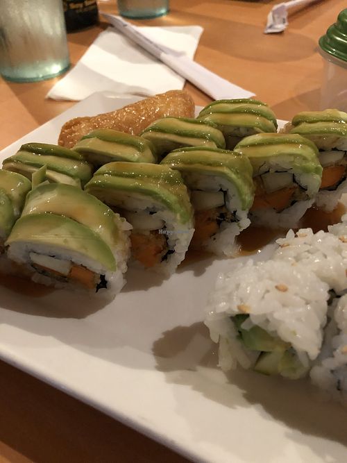 Vegan maki combo  at Osaka in Woodland