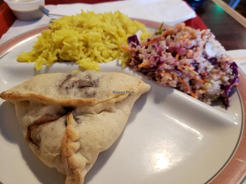 Vegan fatyeh at Sanaa's 8th St. Gourmet in Sioux Falls