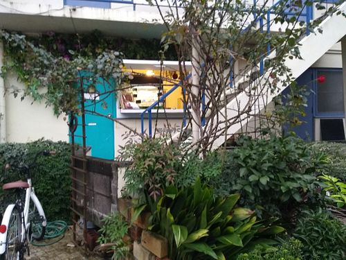 Storefront at Flap Kitchen in Tokyo