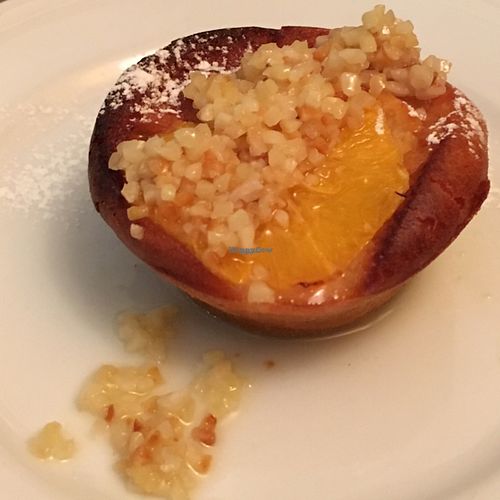 vegan orange cake at Tedone in San Sebastian