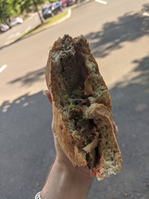 Meatball Sandwich at Organika Kitchen in Ridgefield