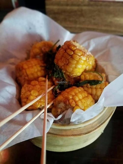 Grilled Corn at Dragon Gate in Oakland