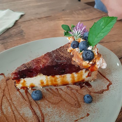 Cheesecake at Burina in Liptovsky Mikulas