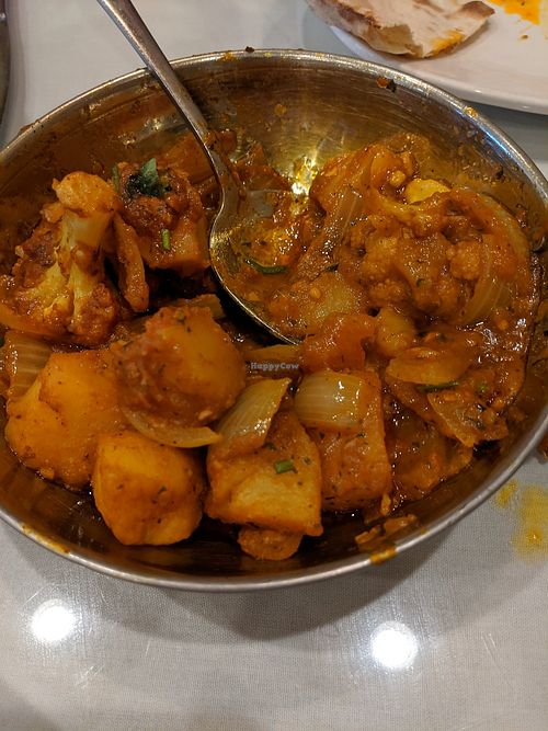 Aloo Gobhi at Moon India in Indianapolis