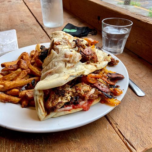 Meat lover's pizza at Verdi in Montreal