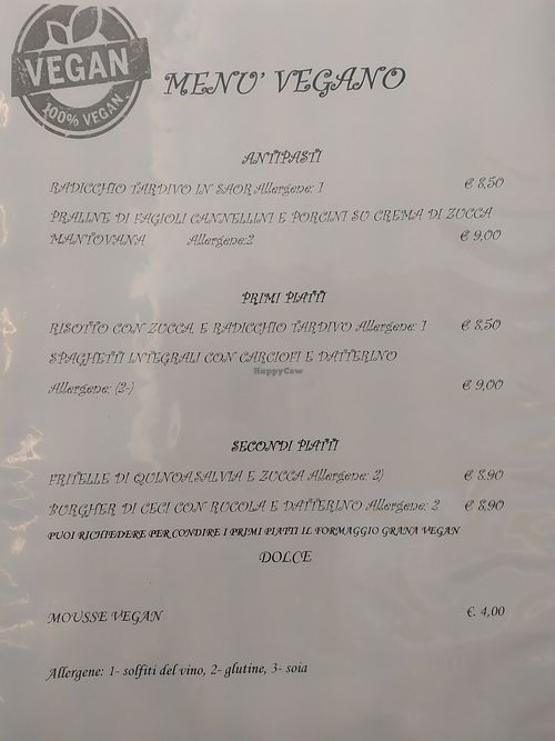 Menù 🍽️ at Alla Bella Napoli in Belluno