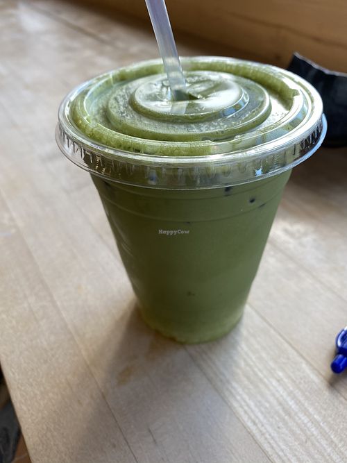 Iced Matcha Latte  at Organic Krush in Roslyn