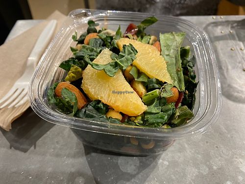 Kale detox salad  at Organic Krush in Roslyn