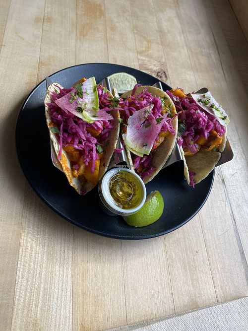 Cauliflower tacos   at Organic Krush in Roslyn